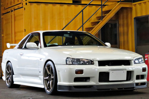 2000 Nissan SKYLINE R34 GT GT-R Look Turbo RB26DETT, R34 GTR rims