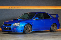 2003 Subaru IMPREZA STI GDB Impreza WRX STI, Rays Gramlights 57XR 18 Inch Alloy Wheels, HKS Height Adjustable Coilovers