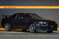 1999 Nissan SKYLINE GT-R BNR34 R34 Skyline GTR V-spec, Midnight Purple , Limited to 300 Units, Fujitsubo Muffler