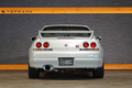 1996 Nissan SKYLINE GT-R BCNR33 R33 Skyline GT-R, Aftermarket Pearl White, Advan Racing 18 inch Wheels, HKS Muffler