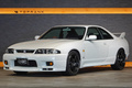 1996 Nissan SKYLINE GT-R BCNR33 R33 Skyline GT-R, Aftermarket Pearl White, Advan Racing 18 inch Wheels, HKS Muffler