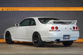 1996 Nissan SKYLINE GT-R BCNR33 R33 Skyline GT-R, Aftermarket Pearl White, Advan Racing 18 inch Wheels, HKS Muffler