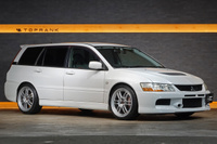 2005 Mitsubishi LANCER EVOLUTION WAGON CT9W Lancer GT Evolution IX Wagon, Blitz Radiator, Enkei RPF1 18inch Wheels