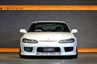 2000 Nissan SILVIA S15 Silvia Spec-S, BLITZ Air Cleaner, Aftermarket Exhaust Manifold