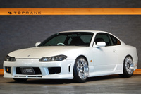 2000 Nissan SILVIA S15 Silvia Spec-S, BLITZ Air Cleaner, Aftermarket Exhaust Manifold