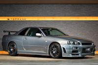 2001 Nissan SKYLINE COUPE ER34 Skyline 25 GT Turbo, Work Wheels, BLITZ Intercooler, NISMO GT-R Style Aero