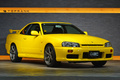 1999 Nissan SKYLINE COUPE ER34 Skyine 25 GT Turbo, RARE Lightning Yellow -EV1-, Recaro SR-7 Seat, BNR34 Skyline GT-R Wheels