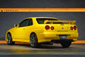 1999 Nissan SKYLINE COUPE ER34 Skyine 25 GT Turbo, RARE Lightning Yellow -EV1-, Recaro SR-7 Seat, BNR34 Skyline GT-R Wheels