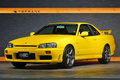 1999 Nissan SKYLINE COUPE ER34 Skyine 25 GT Turbo, RARE Lightning Yellow -EV1-, Recaro SR-7 Seat, BNR34 Skyline GT-R Wheels