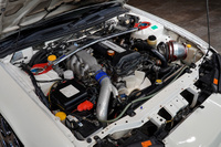 2001 Nissan SILVIA S15 Silvia Spec-R, Aftermarket Aero, RAYS Gram Lights 18 Inch Wheels, Aftermarket Intercooler