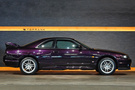1995 Nissan SKYLINE GT-R BCNR33 R33 Skyline GT-R V-SPEC,  Factory Midnight Purple -LP2-,  Series 3 Headlights, HKS EVC