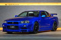 2002 Nissan SKYLINE GT-R BNR34 R34 Skyline GT-R V-SPEC II, NISMO Side Skirts/Rear Under Spoiler/LMGT4 18 inch Wheels