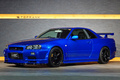 2002 Nissan SKYLINE GT-R BNR34 R34 Skyline GT-R V-SPEC II, NISMO Side Skirts/Rear Under Spoiler/LMGT4 18 inch Wheels