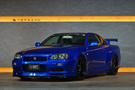 2002 Nissan SKYLINE GT-R BNR34 R34 Skyline GT-R V-SPEC II, NISMO Side Skirts/Rear Under Spoiler/LMGT4 18 inch Wheels