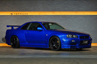 2002 Nissan SKYLINE GT-R BNR34 R34 Skyline GT-R V-SPEC II, NISMO Side Skirts/Rear Under Spoiler/LMGT4 18 inch Wheels