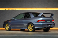 1998 Subaru IMPREZA GC8 Impreza WRX Type R STi Version V, HKS Silent Hi-Power Muffler, Momo Steering Wheel