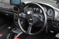1998 Subaru IMPREZA GC8 Impreza WRX Type R STi Version V, HKS Silent Hi-Power Muffler, Momo Steering Wheel