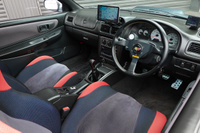 1998 Subaru IMPREZA GC8 Impreza WRX Type R STi Version V, HKS Silent Hi-Power Muffler, Momo Steering Wheel