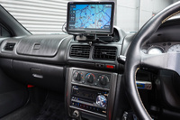 1998 Subaru IMPREZA GC8 Impreza WRX Type R STi Version V, HKS Silent Hi-Power Muffler, Momo Steering Wheel