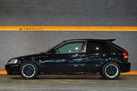 2000 Honda CIVIC TYPE R EK9 Civic Type-R, Factory Black Exterior Color-NH592P-, Enkei 15 Inch Wheels, Aftermarket Coilovers