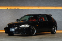 2000 Honda CIVIC TYPE R EK9 Civic Type-R, Factory Black Exterior Color-NH592P-, Enkei 15 Inch Wheels, Aftermarket Coilovers