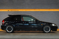 2000 Honda CIVIC TYPE R EK9 Civic Type-R, Factory Black Exterior Color-NH592P-, Enkei 15 Inch Wheels, Aftermarket Coilovers