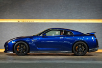 2018 Nissan GT-R R35 GT-R Track edition engineered by NISMO, MY18, Aurora Flare Blue Pearl, NISMO Sports Resetting