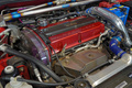 2006 Mitsubishi LANCER EVOLUTION CT9A Lancer GSR Evolution 9 MR, RED SOLID -P23E- RAYS TE37 SAGA Time Attack Edition , VOLTEX GT Wing