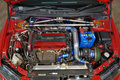 2006 Mitsubishi LANCER EVOLUTION CT9A Lancer GSR Evolution 9 MR, RED SOLID -P23E- RAYS TE37 SAGA Time Attack Edition , VOLTEX GT Wing