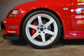 2006 Mitsubishi LANCER EVOLUTION CT9A Lancer GSR Evolution 9 MR, RED SOLID -P23E- RAYS TE37 SAGA Time Attack Edition , VOLTEX GT Wing