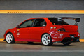 2006 Mitsubishi LANCER EVOLUTION CT9A Lancer GSR Evolution 9 MR, RED SOLID -P23E- RAYS TE37 SAGA Time Attack Edition , VOLTEX GT Wing