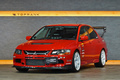 2006 Mitsubishi LANCER EVOLUTION CT9A Lancer GSR Evolution 9 MR, RED SOLID -P23E- RAYS TE37 SAGA Time Attack Edition , VOLTEX GT Wing