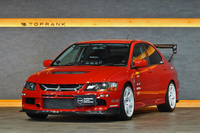 2006 Mitsubishi LANCER EVOLUTION CT9A Lancer GSR Evolution 9 MR, RED SOLID -P23E- RAYS TE37 SAGA Time Attack Edition , VOLTEX GT Wing