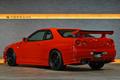 1998 Nissan SKYLINE COUPE ER34 R34 Skyline 25GT-T, Factory Active Red-AR2-, R34 Skylne GT-R Style Aero, HKS Turbo