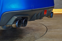 2019 Subaru WRX STI VAB WRX STi TC380, Serial Number 50/50, WR Blue Pearl, STI Dry Carbon Rear Spoiler