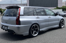 2005 Mitsubishi LANCER EVOLUTION WAGON CT9W Lancer Wagon GT Evolution 9, Advan GT 18 Inch Wheels, Aftermarket Front Lip Spoiler & Mirrors