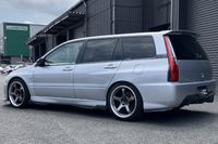 2005 Mitsubishi LANCER EVOLUTION WAGON CT9W Lancer Wagon GT Evolution 9, Advan GT 18 Inch Wheels, Aftermarket Front Lip Spoiler & Mirrors