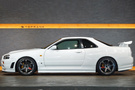1999 Nissan SKYLINE GT-R R34 BNR34 Skyline GT-R V-SPEC, Nismo R-Tune Dry Carbon Hood, S-Tune Front Bumper, TE37SL 18In Wheels