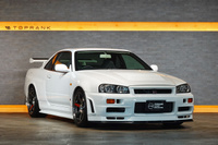 1999 Nissan SKYLINE GT-R R34 BNR34 Skyline GT-R V-SPEC, Nismo R-Tune Dry Carbon Hood, S-Tune Front Bumper, TE37SL 18In Wheels
