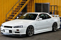 2000 Nissan SKYLINE R34 GT GT-R Look Turbo RB26DETT, R34 GTR rims , URAS aero, Blitz coil overs,  Recaro seat, Defi Gaug