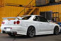 2000 Nissan SKYLINE R34 GT GT-R Look Turbo RB26DETT, R34 GTR rims , URAS aero, Blitz coil overs,  Recaro seat, Defi Gaug