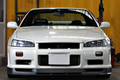 2000 Nissan SKYLINE R34 GT GT-R Look Turbo RB26DETT, R34 GTR rims , URAS aero, Blitz coil overs,  Recaro seat, Defi Gaug