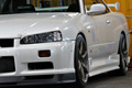 2000 Nissan SKYLINE R34 GT GT-R Look Turbo RB26DETT, R34 GTR rims , URAS aero, Blitz coil overs,  Recaro seat, Defi Gaug