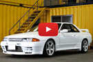 1993 Nissan SKYLINE GT-R R32 GT-R , NISMO AW, ARC Blow off valv, NISMO Steering wheel, APEXi muffler, OHLINS C Ring coilovers