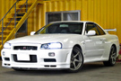2000 Nissan SKYLINE GT-R 99 Model R34 GT-R Apexi Power FC, FGK muffler, Nismo Pillar Garnish 