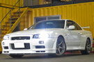 2000 Nissan SKYLINE GT-R 99 Model R34 GT-R Apexi Power FC, FGK muffler, Nismo Pillar Garnish 