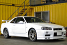 2000 Nissan SKYLINE GT-R 99 Model R34 GT-R Apexi Power FC, FGK muffler, Nismo Pillar Garnish 