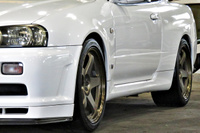 2000 Nissan SKYLINE GT-R 99 Model R34 GT-R V-SPEC NISMO 18 inch LMGT4, FUJITSUBO muffler, NISMO shock absorbers 