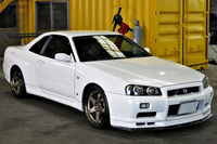 2000 Nissan SKYLINE GT-R 99 Model R34 GT-R V-SPEC NISMO 18 inch LMGT4, FUJITSUBO muffler, NISMO shock absorbers 