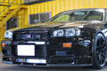 1999 Nissan SKYLINE GT-R R34 GT-R V-SPEC, R35 injectors, WORK Emotion 19in AW, Nismo water pump, Nismo fuel pump, Nismo meter